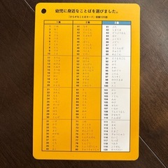 くもん　ひらがなことばカード　no.3の画像