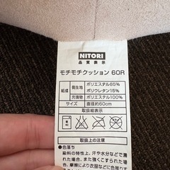ニトリ・モチモチクッションの画像
