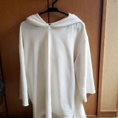 パーカー　七分袖　(サイズL)の画像