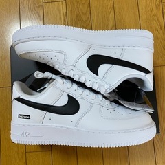 新品Supreme × Nike Air Force 1 Low "White/Black" (25FW Week4)27cmの画像