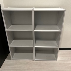 本棚、物置2個セットの画像