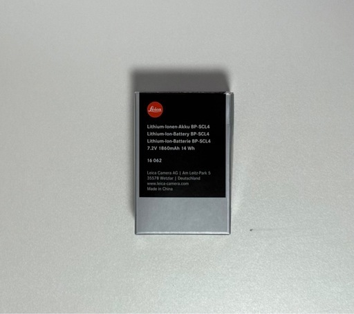 BP-SCL4 純正バッテリー 箱あり／1年使用／美品