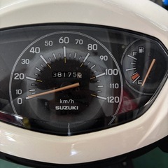 アドレス125 リアボックス付き　現状車の画像