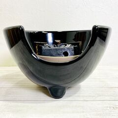 【動作品】茶道具 野々田式 風炉型電熱器 創巧 黒紅鉢 100V 400W 敷板 前瓦 お香入れ付 茶道 風炉 炉 電熱器 稽古用 E1EW0604の画像