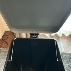 【ゴミ箱】ヴィンテージ スチール ゴミ箱 30L　ガルバ スクエア ダスト ボックス 30リットルの画像