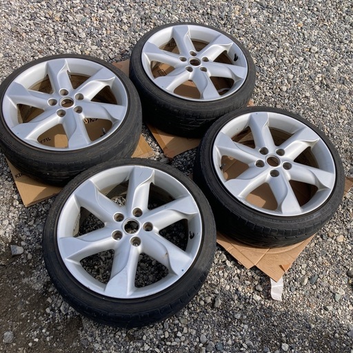 日産純正 Z51 ムラーノ 18インチ 7.5J +50 5穴 PCD114.3 ホイール 4本 エルグランド ステージア エクストレイル X-TRAIL