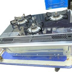 ジ405/ パロマ ビルトインガスコンロ JT-481WV-60G-R 都市ガス12A 13A用 2015年製 の画像