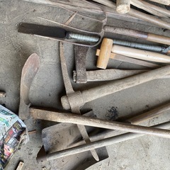 斧、農機具まとめの画像