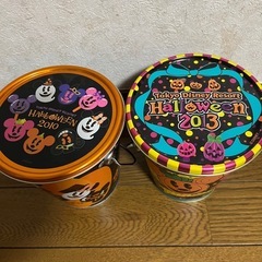 ディズニー　お菓子缶　バケツの画像