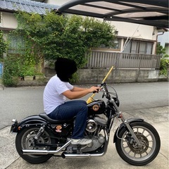 【価格応談可能】ハーレー　2003   XL1200S ETC、キジマキャリア、ベルのヘルメット付 の画像