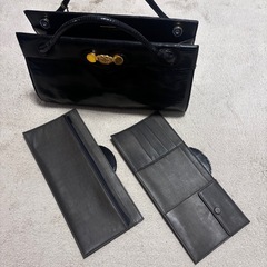 美品　JRA 公式　 アンネフローラ　ハンドバッグ　リザードレザーの画像