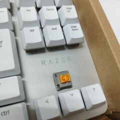 【良品】Razer BlackWidow Lite RZ03-0264/メカニカルキーボード/オレンジ軸の画像