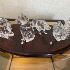 水晶　干支　置物の画像