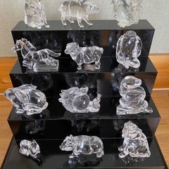 水晶　干支　置物の画像