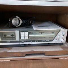 【取引中】SANSUI ステレオシステム / DENON カセットデッキの画像