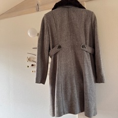 （お取引き中 
ladiesコート🧥ファー付/13号の画像