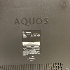 シャープ AQUOS 40型液晶テレビの画像