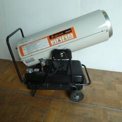 【中古】オリオン機械 ジェットヒーター HPE370 熱風式直火形 タンク46L (1) 業務用 ヒーター 自動車整備 板金工場 塗装 ORION 点火OKの画像
