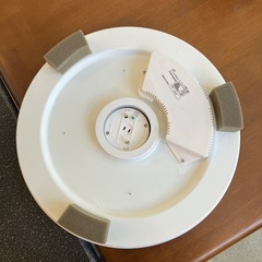 M2509307 IRIS OHYAMA LED シーリングライト PZCE-206D 6畳 省エネ リモコン欠品 通電確認済みキズ汚れ有りの画像