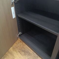 ★リユースのサカイ水戸店★IKEAサイドボードﾌﾞﾗｳﾝ×ﾌﾞﾗｯｸH65×D42×W120クリーニング済みMT5526の画像