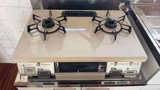 ガスコンロ　リンナイ　LPガス用　二口