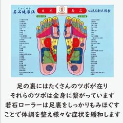 若石RMR足療ローラー　日本若石健康研究会推奨純正品の画像