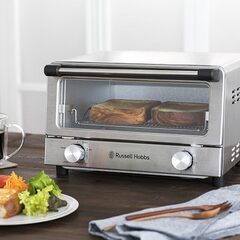Russell Hobbs オーブントースター 7740Jp ステンレスOven Toaster 高出力 30分タイマー搭載 ラッセルホブス 清掃/動作確認済みの画像