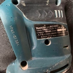 マキタ　makita 125mm 充電式ランダムオービットサンダー　18Vの画像
