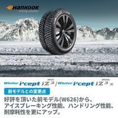 スタッドレスタイヤ【185/60R15 HANKOOK】４本すべて込総額【59,400円】の画像