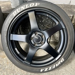 【引取り限定】18インチ 7.5J SSR ホイール　ディレッツァZ3タイヤ付きの画像