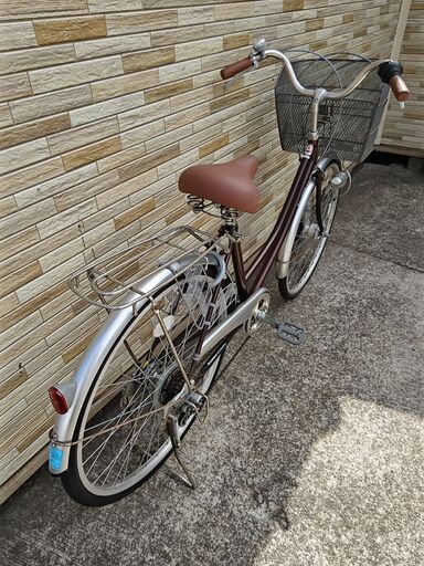 中古自転車 内装3段変速 24インチ LEDオートライト 軽整備済み 防犯