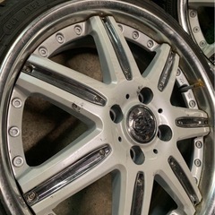 クラブリネア　16インチ　pcd100 4穴　4本タイヤホイールセットの画像