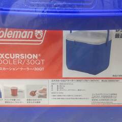 【新品・未使用】コールマン　クーラーボックス30QTの画像