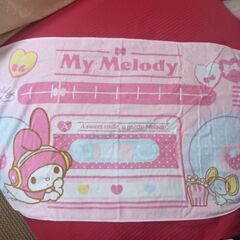 名探偵コナン＆マイメロディ　特大バスタオルの画像