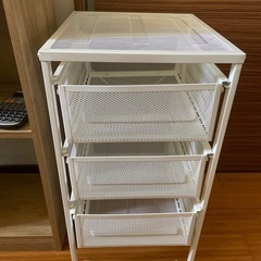 IKEA レッナールト　引き出しユニット　引き出し　ホワイト　の画像