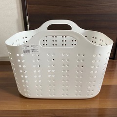 洗濯かご　2個　紫と白
の画像
