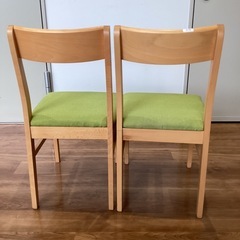 ダイニングチェア2脚セット【町田市再生家具】251798の画像