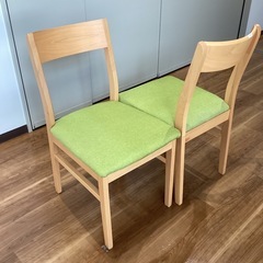 ダイニングチェア2脚セット【町田市再生家具】251798の画像