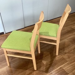 ダイニングチェア2脚セット【町田市再生家具】251798の画像