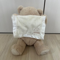 GUND（ガンド）くまちゃんぬいぐるみ付きブランケットの画像