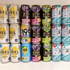 缶チューハイ レモン ハイボール ジムビーム ジンソーダ等
の画像