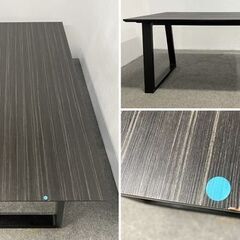 カリモク ダイニングテーブル アーバンブラック 幅150 チェア4脚セット メラミン インテリア 4人掛け 黒 中古家電 店頭引取歓迎 R10094の画像