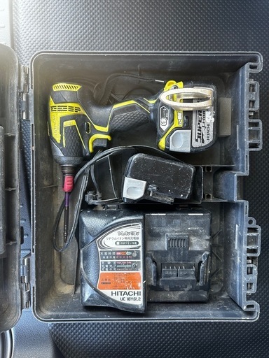 20000→15000→12000HITACHI インパクトドライバー　14.4v