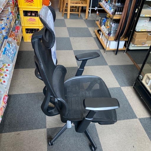⭐️美品⭐️NITORI リクライニングOAチェア メッシュ 跳ね上げ式アームレスト No.2539 KE