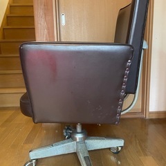 書斎椅子　昭和レトロ　椅子の画像