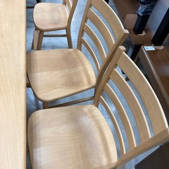 取りに来れる方限定！飛騨産業のダイニング5点セットです！の画像