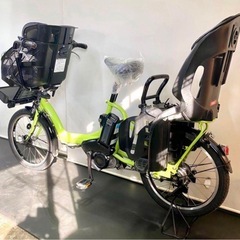 1年保証 新品部品多数　ヤマハ　パスキッス　20インチ　緑色　電動アシスト自転車　g925の画像