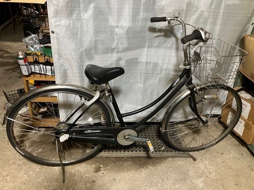 【ミヤタ 27インチ通学系シティサイクル オートライト ３段変速】すぐお乗り頂けます！整備済！一部地域送料無料！