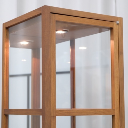 KI-25【新入荷リサイクル品】日進木工ウォールナットキュリオ