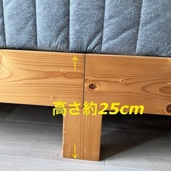【取引中】シングルベッドとマットレスの画像
